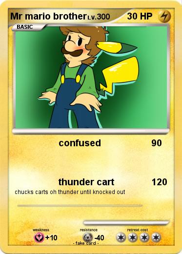 Pokemon Mr mario brother