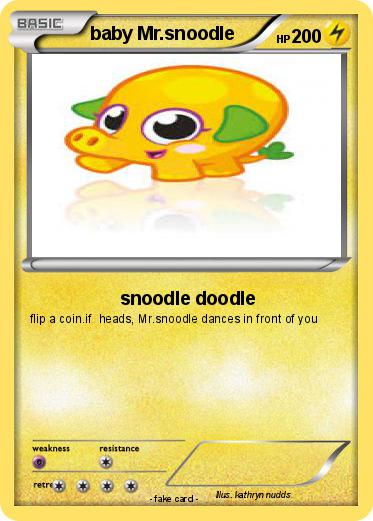 Pokemon baby Mr.snoodle