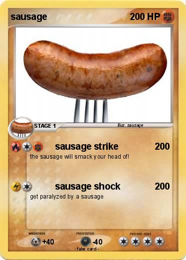 Pokemon sausage