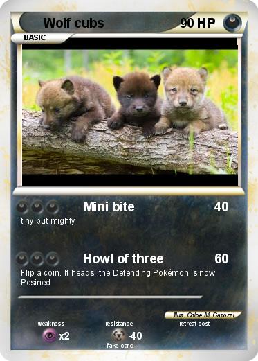 Pokemon Wolf cubs