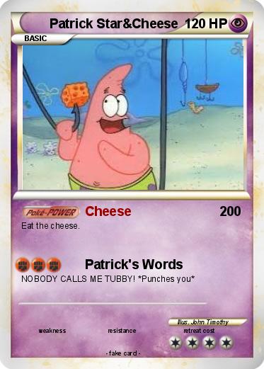 Pokemon Patrick Star&Cheese