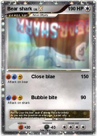 Pokemon Bear shark