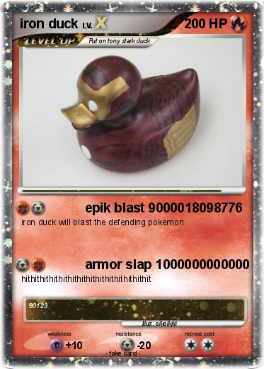 Pokemon iron duck