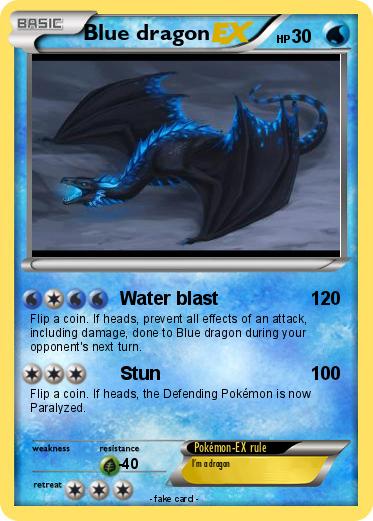 Pokemon Blue dragon