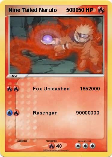 Pokemon Nine Tailed Naruto      5080