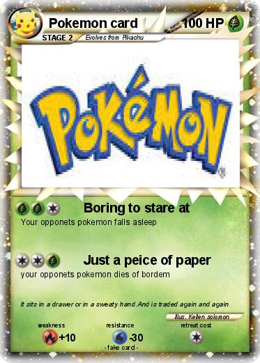 Pokemon Pokemon card
