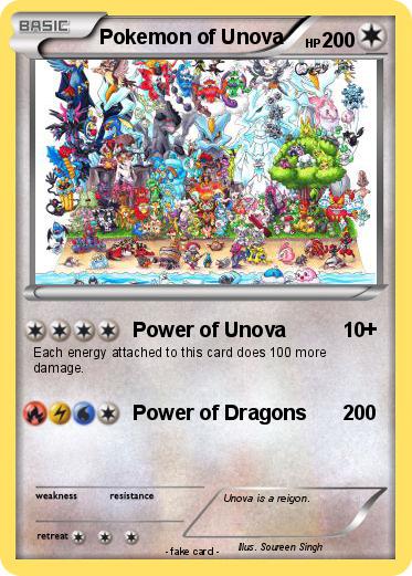 Pokemon Pokemon of Unova