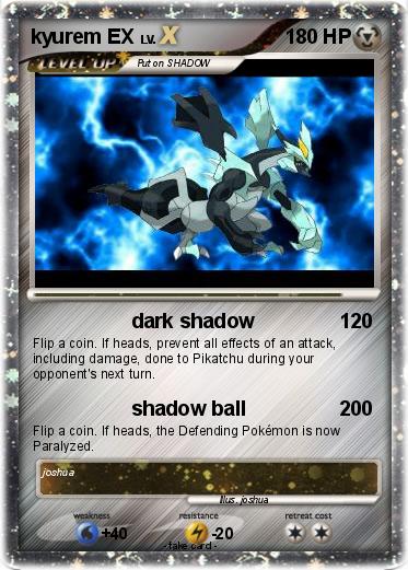 Pokemon kyurem EX