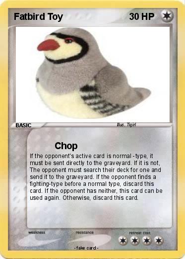 Pokemon Fatbird Toy