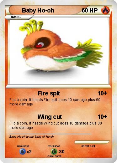 Pokemon Baby Ho-oh