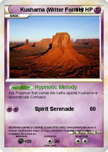 Pokemon Kusharna (Writer Forme)