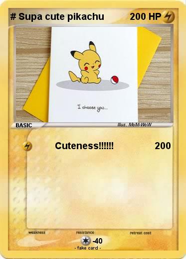 Pokemon # Supa cute pikachu