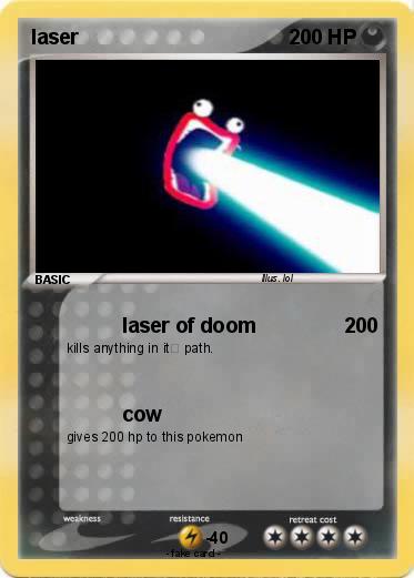 Pokemon laser