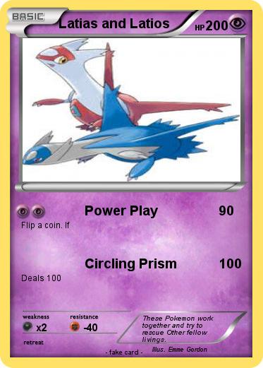 Pokemon Latias and Latios