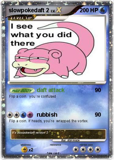 Pokemon slowpokedaft 2