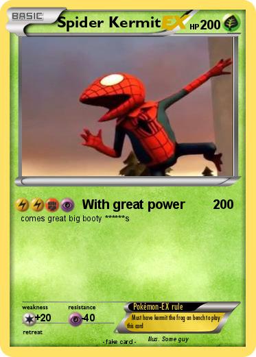 Pokemon Spider Kermit