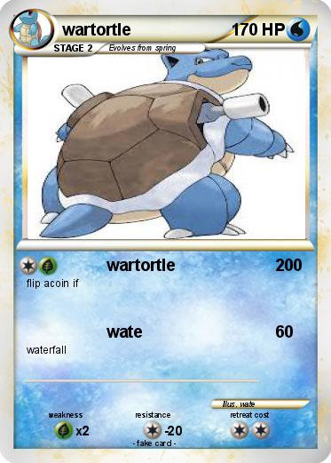 Pokemon wartortle