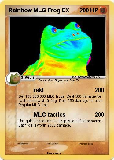 Pokemon Rainbow MLG Frog EX