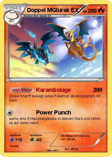 Pokemon Doppel MGlurak EX