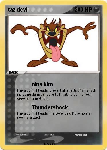 Pokemon taz devil
