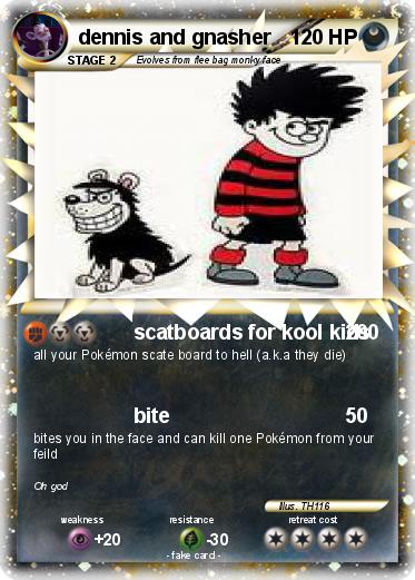 Pokemon dennis and gnasher