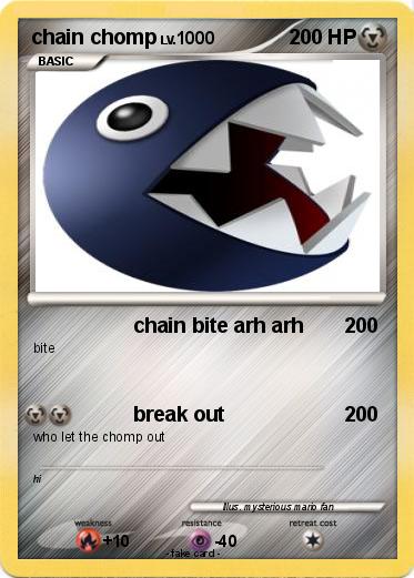 Pokemon chain chomp