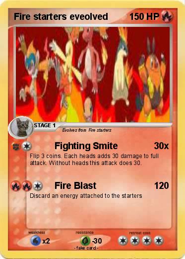 Pokemon Fire starters eveolved