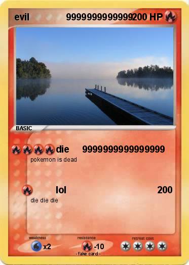 Pokemon evil              9999999999999