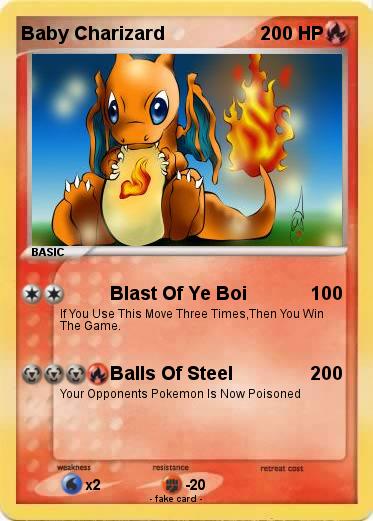 Pokemon Baby Charizard