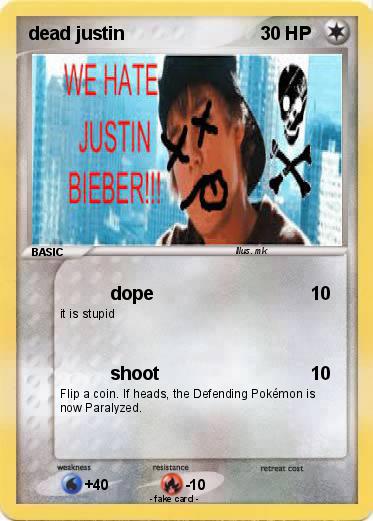 Pokemon dead justin