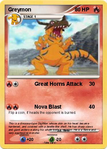 Pokemon Greymon