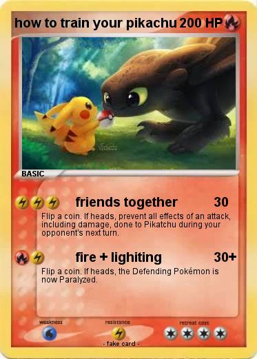 Pokemon how to train your pikachu