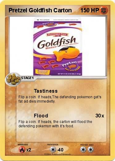 Pokemon Pretzel Goldfish Carton