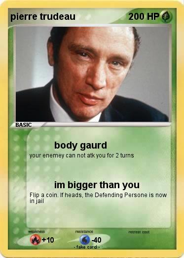 Pokemon pierre trudeau