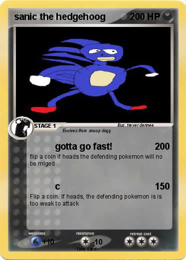 Pokemon sanic the hedgehoog