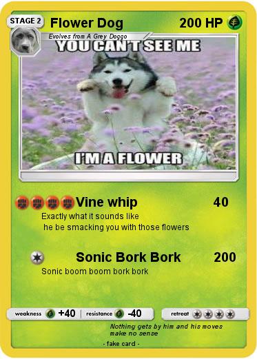 Pokemon Flower Dog