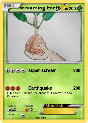 Pokemon screaming Earth