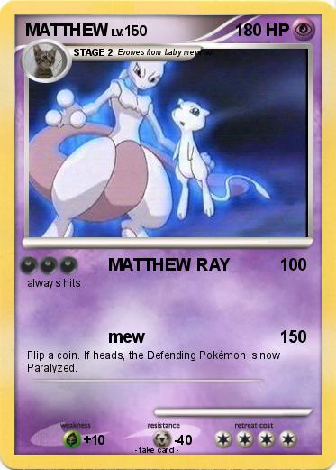 Pokemon MATTHEW