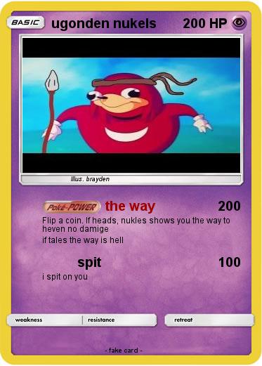 Pokemon ugonden nukels