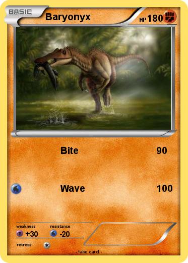 Pokemon Baryonyx
