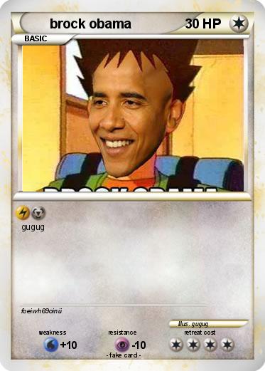 Pokemon brock obama