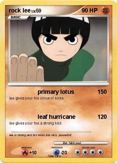 Pokemon rock lee