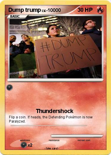 Pokemon Dump trump