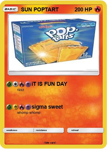 Pokemon SUN POPTART
