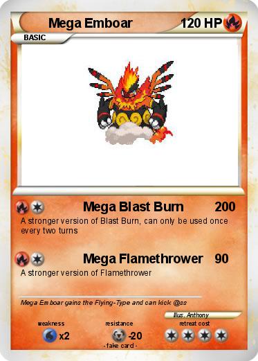 Pokemon Mega Emboar