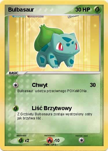 Pokemon Bulbasaur