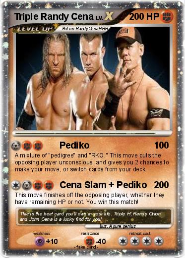 Pokemon Triple Randy Cena