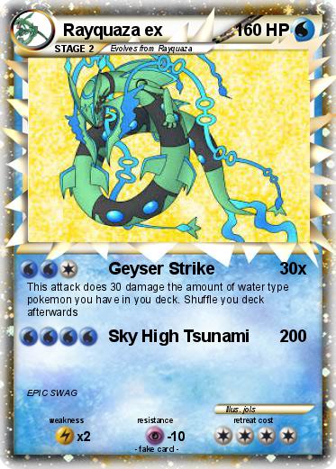 Pokemon Rayquaza ex