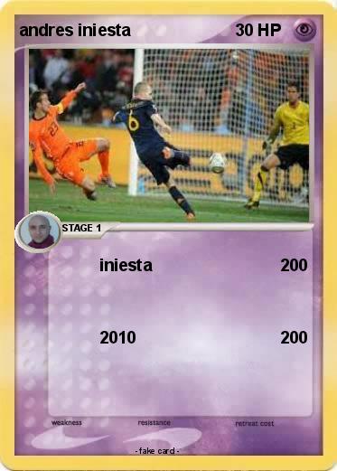 Pokemon andres iniesta