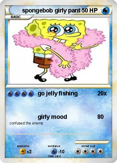 Pokemon spongebob girly pant